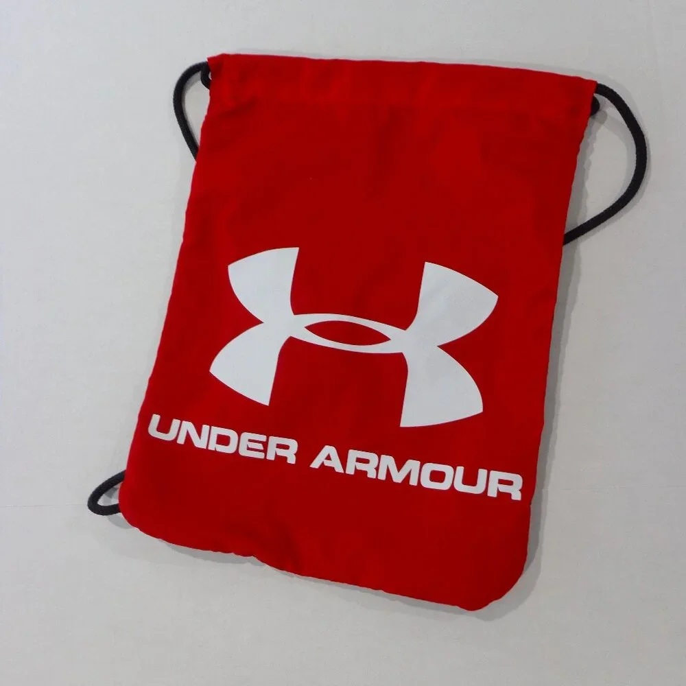 Under Armour 1240539 UA Ozsee Red Sackpack Drawstring Backpack Gym Bag‎